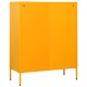 Mustársárga acél fiókos szekrény 80 x 35 x 101,5 cm Mustársárga acél fiókos szekrény 80 x 35 x 101,5 cm