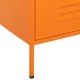 Narancssárga acél fiókos szekrény 80 x 35 x 101,5 cm Narancssárga acél fiókos szekrény 80 x 35 x 101,5 cm