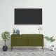 Olívazöld acél tv-szekrény 105 x 35 x 50 cm Olívazöld acél tv-szekrény 105 x 35 x 50 cm