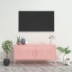 Rózsaszín acél tv-szekrény 105 x 35 x 50 cm Rózsaszín acél tv-szekrény 105 x 35 x 50 cm