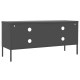 antracitszürke acél tv-szekrény 105 x 35 x 50 cm antracitszürke acél tv-szekrény 105 x 35 x 50 cm