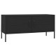 Fekete acél tv-szekrény 105 x 35 x 50 cm Fekete acél tv-szekrény 105 x 35 x 50 cm