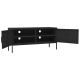 Fekete acél tv-szekrény 105 x 35 x 50 cm Fekete acél tv-szekrény 105 x 35 x 50 cm