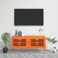Narancssárga acél tv-szekrény 105 x 35 x 50 cm