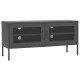 antracitszürke acél tv-szekrény 105 x 35 x 50 cm antracitszürke acél tv-szekrény 105 x 35 x 50 cm