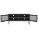 antracitszürke acél tv-szekrény 105 x 35 x 50 cm antracitszürke acél tv-szekrény 105 x 35 x 50 cm