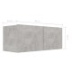 4 db betonszürke forgácslap tv-szekrény 80 x 30 x 30 cm 4 db betonszürke forgácslap tv-szekrény 80 x 30 x 30 cm