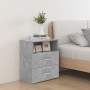 Betonszürke éjjeliszekrény 50 x 32 x 60 cm