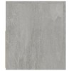 2 db betonszürke éjjeliszekrény led-del 60 x 35 x 40 cm