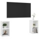 2 db fehér forgácslap tv-szekrény 72 x 35 x 36,5 cm 2 db fehér forgácslap tv-szekrény 72 x 35 x 36,5 cm