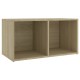 2 db sonoma-tölgyszínű forgácslap tv-szekrény 72 x 35 x 36,5 cm