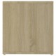 2 db sonoma-tölgyszínű forgácslap tv-szekrény 72 x 35 x 36,5 cm