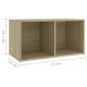 2 db sonoma-tölgyszínű forgácslap tv-szekrény 72 x 35 x 36,5 cm