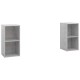 2 db betonszürke forgácslap tv-szekrény 72 x 35 x 36,5 cm 2 db betonszürke forgácslap tv-szekrény 72 x 35 x 36,5 cm