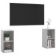 2 db betonszürke forgácslap tv-szekrény 72 x 35 x 36,5 cm 2 db betonszürke forgácslap tv-szekrény 72 x 35 x 36,5 cm