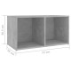 2 db betonszürke forgácslap tv-szekrény 72 x 35 x 36,5 cm 2 db betonszürke forgácslap tv-szekrény 72 x 35 x 36,5 cm