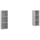 2 db betonszürke forgácslap tv-szekrény 107 x 35 x 37 cm 2 db betonszürke forgácslap tv-szekrény 107 x 35 x 37 cm