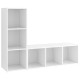 2 db fehér forgácslap tv-szekrény 107 x 35 x 37 cm 2 db fehér forgácslap tv-szekrény 107 x 35 x 37 cm