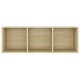 2 db sonoma-tölgyszínű forgácslap tv-szekrény 107 x 35 x 37 cm