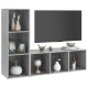 2 db betonszürke forgácslap tv-szekrény 107 x 35 x 37 cm 2 db betonszürke forgácslap tv-szekrény 107 x 35 x 37 cm