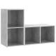2 db betonszürke forgácslap tv-szekrény 72 x 35 x 36,5 cm 2 db betonszürke forgácslap tv-szekrény 72 x 35 x 36,5 cm