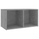2 db betonszürke forgácslap tv-szekrény 72 x 35 x 36,5 cm 2 db betonszürke forgácslap tv-szekrény 72 x 35 x 36,5 cm