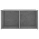 2 db betonszürke forgácslap tv-szekrény 72 x 35 x 36,5 cm 2 db betonszürke forgácslap tv-szekrény 72 x 35 x 36,5 cm