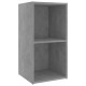 4 db betonszürke forgácslap tv-szekrény 72 x 35 x 36,5 cm