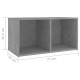 4 db betonszürke forgácslap tv-szekrény 72 x 35 x 36,5 cm