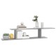 Betonszürke forgácslap fali tv-polc 125 x 18 x 23 cm