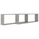 2 db betonszürke forgácslap fali polc 100 x 15 x 30 cm 2 db betonszürke forgácslap fali polc 100 x 15 x 30 cm