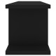 2 db fekete forgácslap fali polc 78 x 18 x 20 cm 2 db fekete forgácslap fali polc 78 x 18 x 20 cm