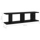 2 db fekete forgácslap fali polc 78 x 18 x 20 cm 2 db fekete forgácslap fali polc 78 x 18 x 20 cm