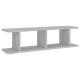 2 db betonszürke forgácslap fali polc 78 x 18 x 20 cm