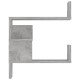 2 db betonszürke forgácslap fali sarokpolc 40 x 40 x 50 cm