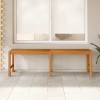 Tömör tíkfa kerti pad 150 cm