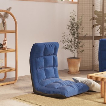 Összecsukható matracszék kék szövettel