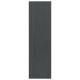 Szürke tömör fenyőfa könyvszekrény/térelválasztó 100 x 30 x 103 cm