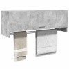 Betonszürke szerelt fa ruhásszekrény 100 x 32,5 x 35 cm
