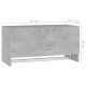 Betonszürke forgácslap ruhásszekrény 70 x 32,5 x 35 cm