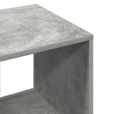 Betonszürke szerelt fa ruhásszekrény 80 x 40 x 110 cm