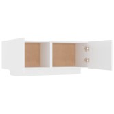 Fehér forgácslap éjjeliszekrény 100 x 35 x 40 cm Fehér forgácslap éjjeliszekrény 100 x 35 x 40 cm