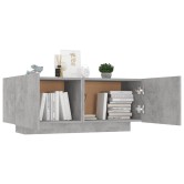 Betonszürke forgácslap éjjeliszekrény 100 x 35 x 40 cm