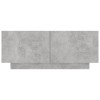 Betonszürke forgácslap éjjeliszekrény 100 x 35 x 40 cm