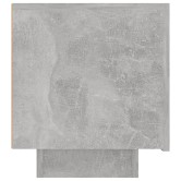 Betonszürke forgácslap éjjeliszekrény 100 x 35 x 40 cm