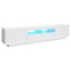 Fehér tv-szekrény led-lámpákkal 180 x 35 x 40 cm Fehér tv-szekrény led-lámpákkal 180 x 35 x 40 cm