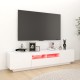 Fehér tv-szekrény led-lámpákkal 180 x 35 x 40 cm Fehér tv-szekrény led-lámpákkal 180 x 35 x 40 cm