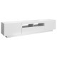 Fehér tv-szekrény led-lámpákkal 180 x 35 x 40 cm Fehér tv-szekrény led-lámpákkal 180 x 35 x 40 cm