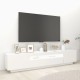 Fehér tv-szekrény led-lámpákkal 200 x 35 x 40 cm Fehér tv-szekrény led-lámpákkal 200 x 35 x 40 cm