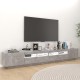 Betonszürke tv-szekrény led-lámpákkal 260 x 35 x 40 cm Betonszürke tv-szekrény led-lámpákkal 260 x 35 x 40 cm